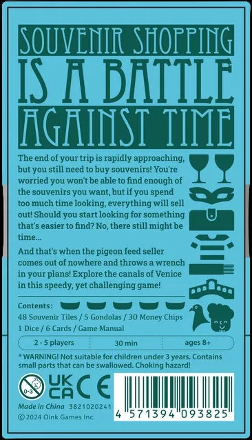 Souvenirs from Venice Board Games Oink Games