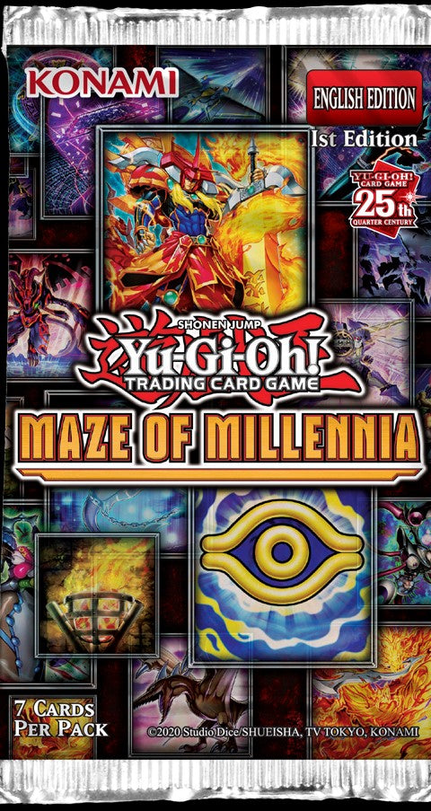 Yu-Gi-Oh! Maze of Millennia - Booster Pack Yugioh Sealed Yu-Gi-Oh!   