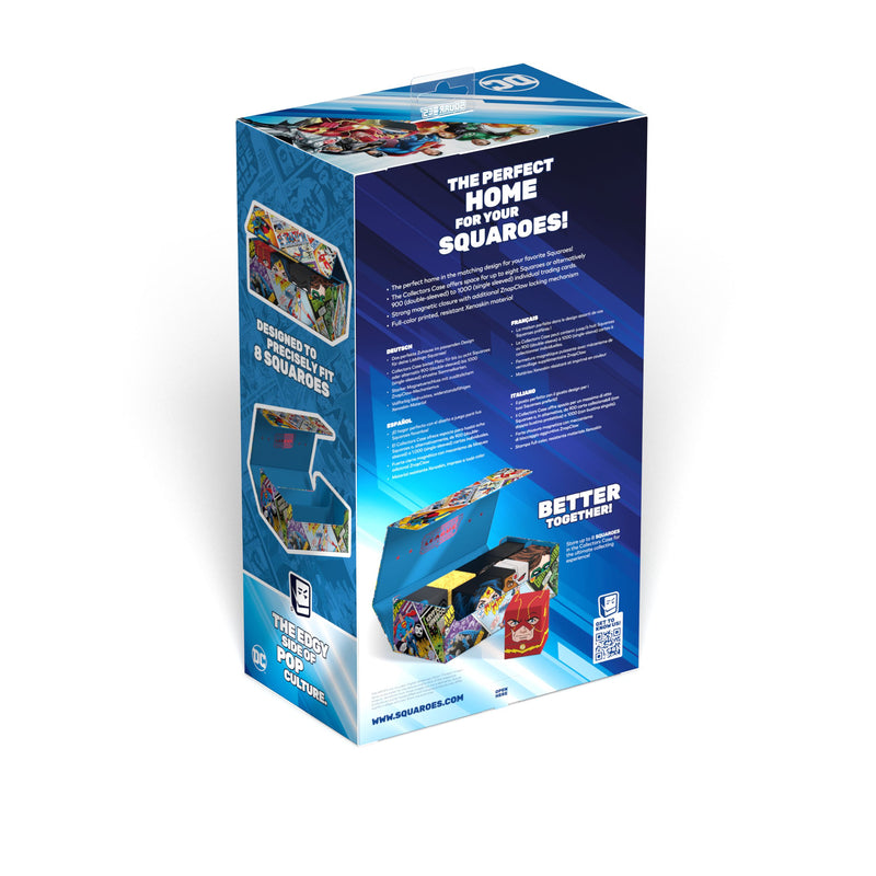 Ultimate Guard: Squaroes Collector Case 1000+ - "Vintage Comics" DC Justice League Deck Boxes & Storage Ultimate Guard