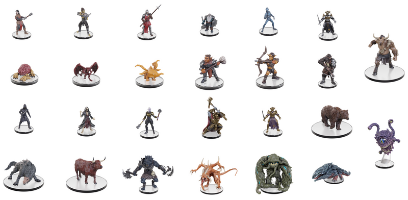 D&D Icons Of The Realms: Adventures from Baldur's Gate Booster RPG Miniatures WizKids
