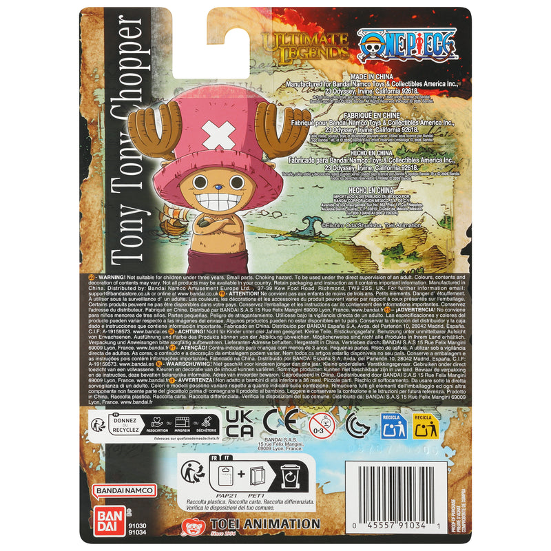 Bandai: One Piece - Ultimate Legends: TonyTony. Chopper Toys & Plushes Bandai