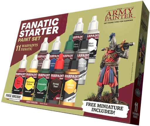 The Army Painter: Warpaints Fanatic Starter Set (11) Model Paints Army Painter