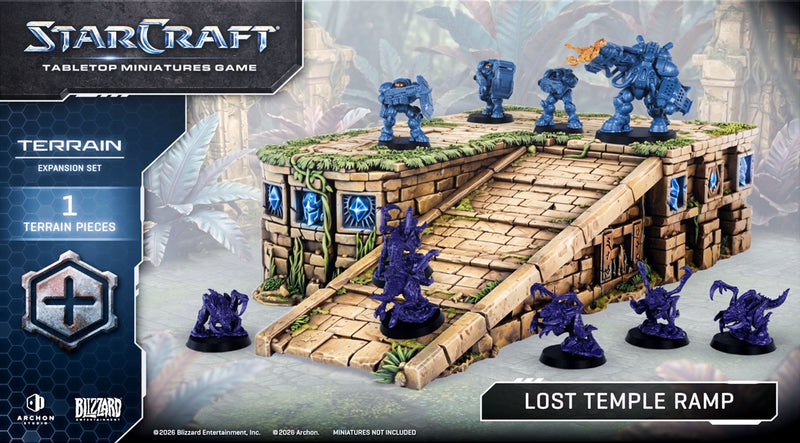 [PREORDER] StarCraft: Tabletop Miniatures Game - Lost Temple Ramp Terrain Expansion Set