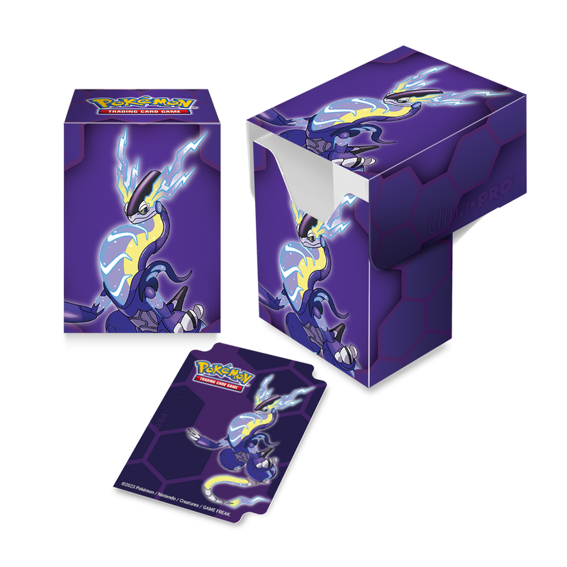 Ultra Pro: Deck Box: Pokemon Full View Miraidon Deck Boxes & Storage Ultra Pro
