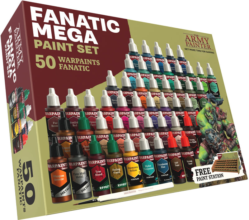 The Army Painter: Warpaints Fanatic Mega Paint Set (50) Model Paints Army Painter