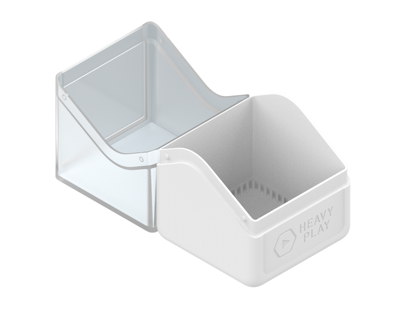 Heavy Play: RFG Deck Box 100 DS - "Cleric White" Deck Boxes & Storage Heavy Play