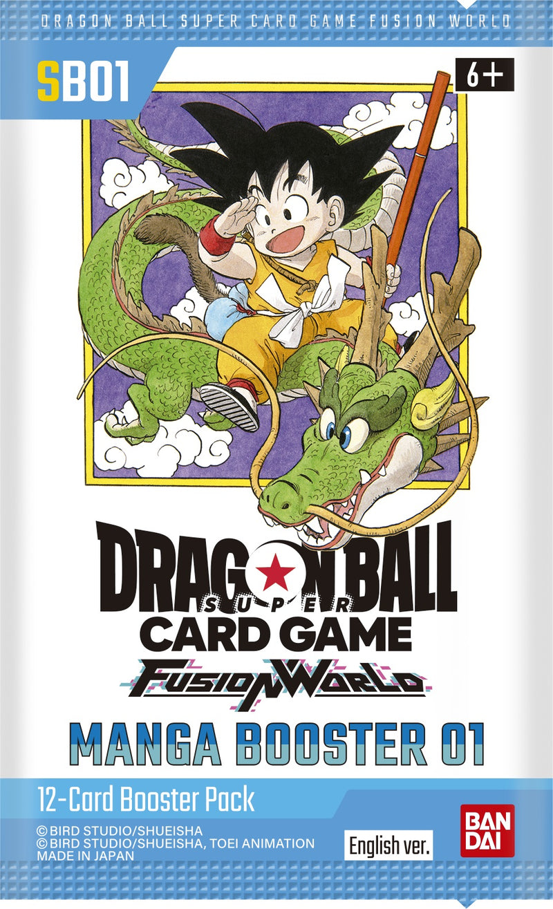 Dragon Ball Super Fusion World: Manga Booster 01 - Booster Pack Dragon Ball Super Sealed Dragon Ball Super