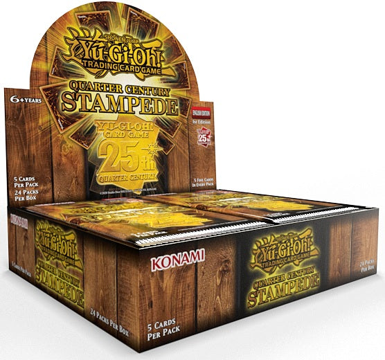 Yu-Gi-Oh! Quarter Century Stampede - Booster Box (First Edition) (Release Date: April 11) Yugioh Sealed Yu-Gi-Oh!