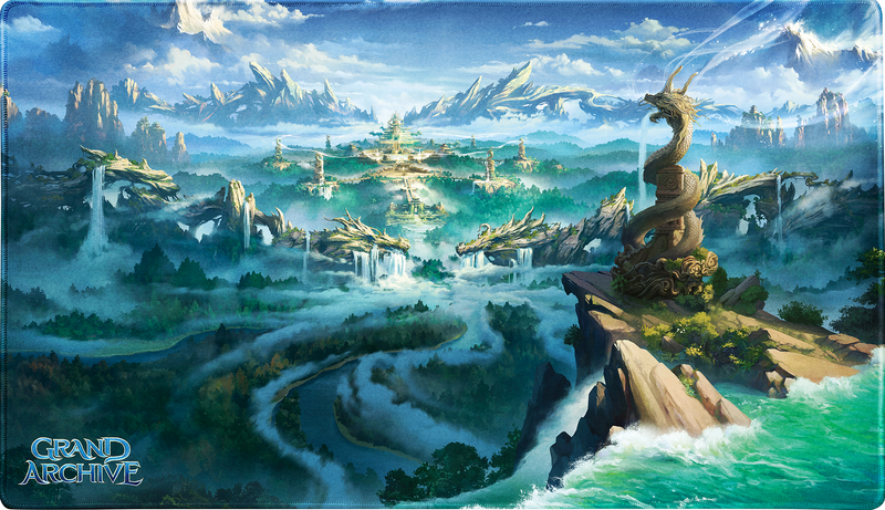 Dragon Shield: Playmat + Tube - "Baidi, Oathsworn Palace" Grand Archive Playmats Dragon Shield