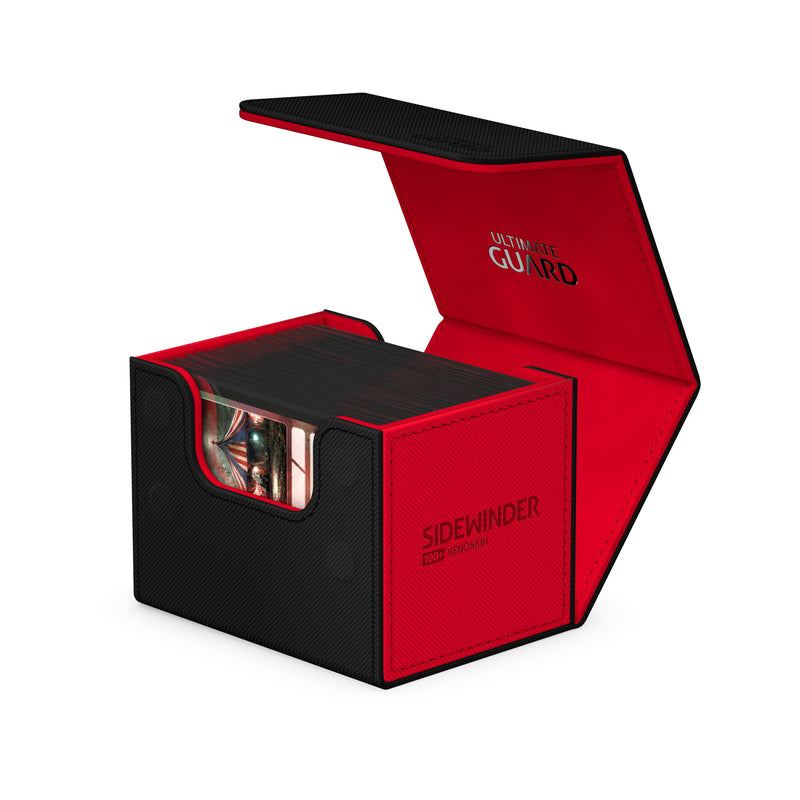 Ultimate Guard: Sidewinder 100+ - Synergy Black/Red Deck Boxes & Storage Ultimate Guard