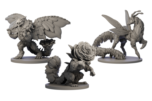 The Field Guide to Floral Dragons: Dragon Florists (Plastic Minis) Tabletop RPGs Hit Point Press