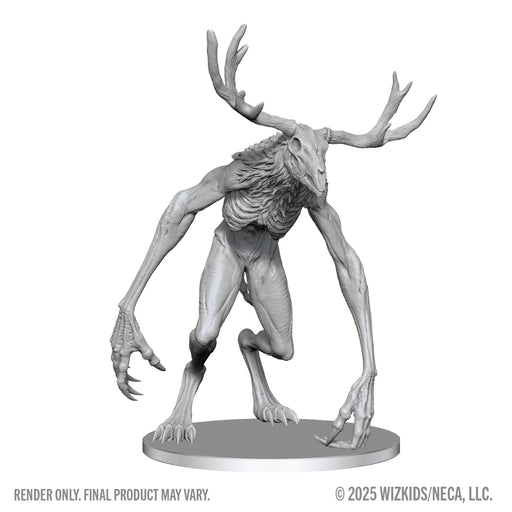 WizKids Deep Cuts Unpainted Miniatures: W28 Wendigo Unpainted Miniatures WizKids
