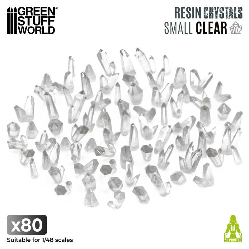 Green Stuff World: Resin - Small Clear Crystals Model Tools & Glue Green Stuff World