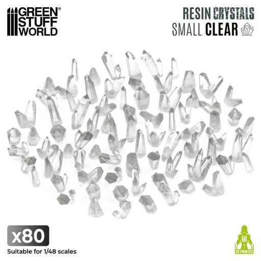 Green Stuff World: Resin - Small Clear Crystals Model Tools & Glue Green Stuff World