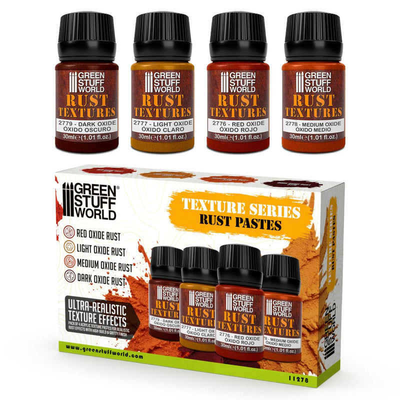 Green Stuff World: Textures Series - Rust Pastes Set