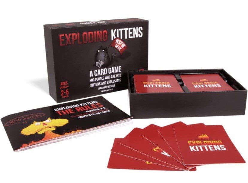 Exploding Kittens Nsfw Edition Board Games Exploding Kittens