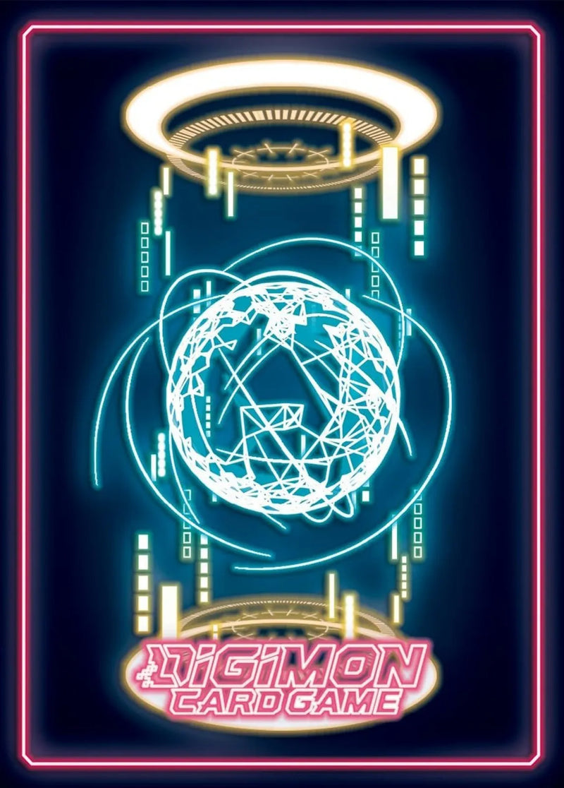 Digimon TCG: Official Card Sleeves - "Neon" 2024 Ver.1.0 60Ct Card Sleeves Bandai