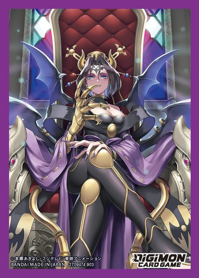Digimon TCG: Official Card Sleeves - "Lilithmon" 2024 Ver.1.0 60Ct Card Sleeves Bandai