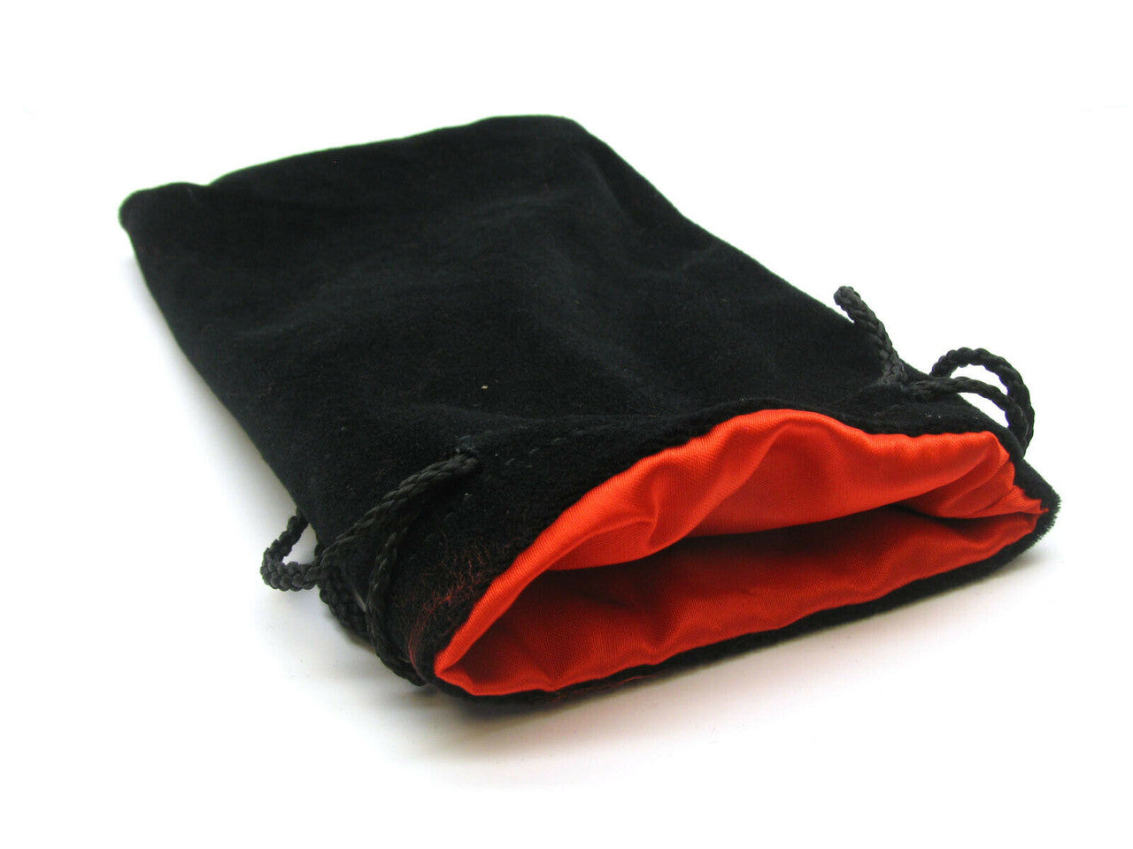Chessex: Satin Lined Large Black/Red Dice Bag Dice & Gaming Accessories Chessex