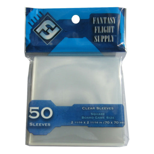 Fantasy Flight: Square Board Game Sleeves 70mm x 70mm (50Ct) Board Game Sleeves Fantasy Flight Games