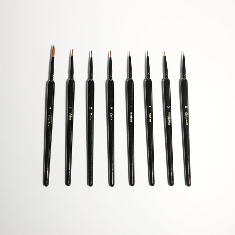 Chronicle RPG's: Kolinsky Sable Brush Set Hobby Brushes Dirty Down