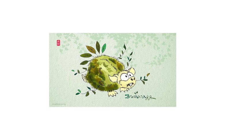 SnugTheAmazing: Playmat - Cartoon Brushwagg Playmats SnugTheAmazing