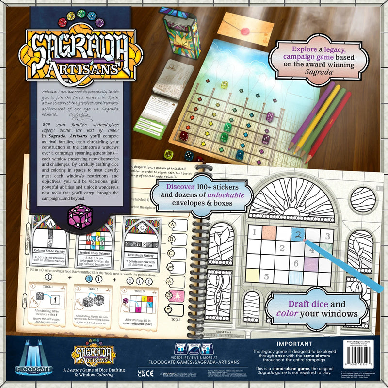 Sagrada Artisans Board Games Floodgate Games   