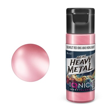 Ionic: Heavy Metal 0845 - Scarlet Red Highlight Model Paints Runeforge Distribution