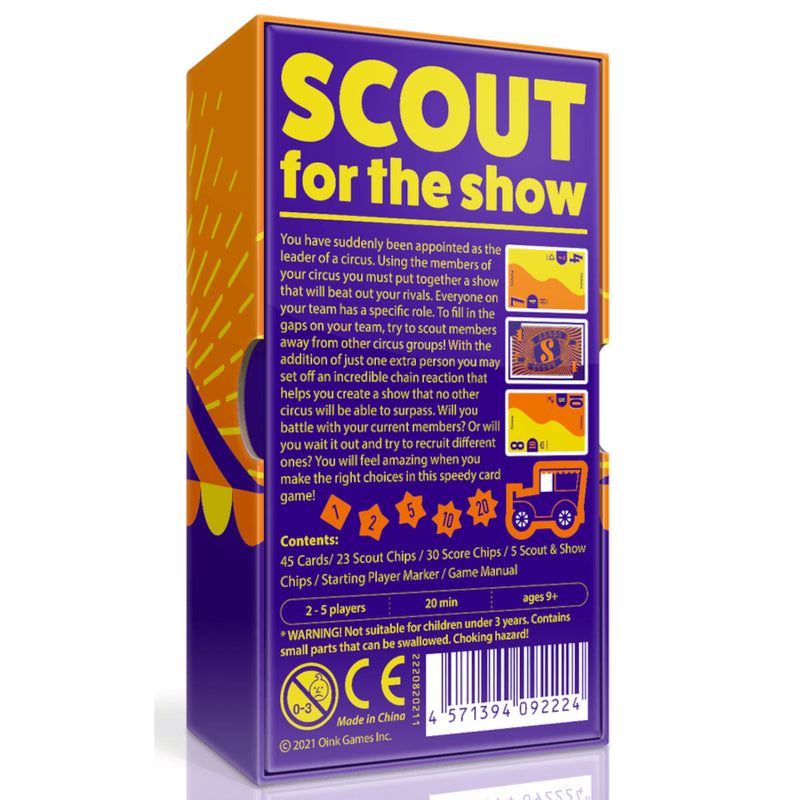 Scout Board Games Oink Games   