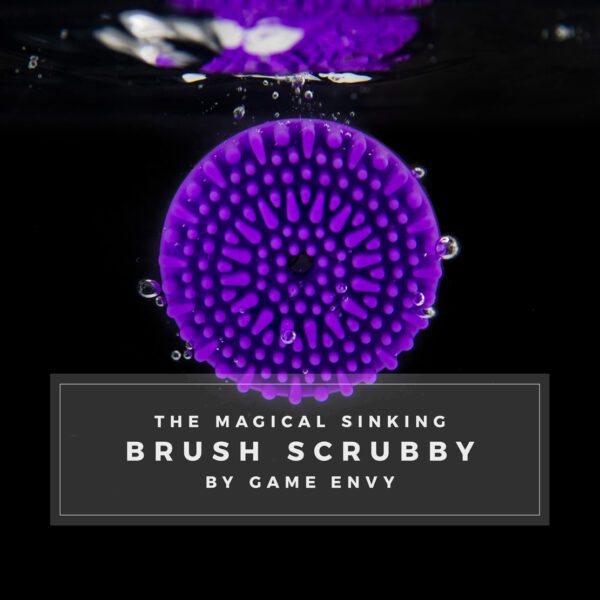 Game Envy: Magical Sinking Brush Scrubby - Orange Hobby Brushes Game Envy