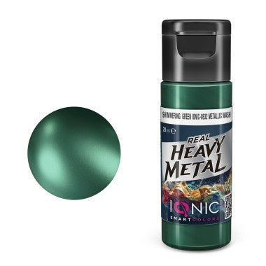 Ionic: Heavy Metal 0832 - Shimmering Green Metallic Wash Model Paints Runeforge Distribution