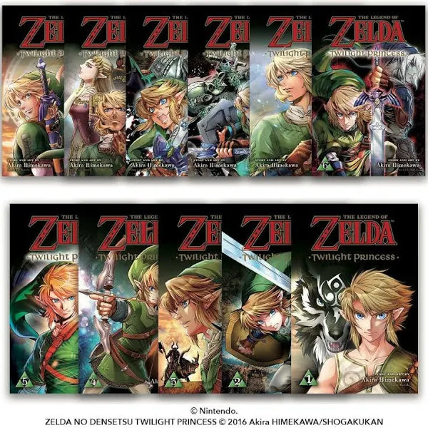 Legend of Zelda: Twilight Princess Manga Complete Box Set Magazine Nintendo   