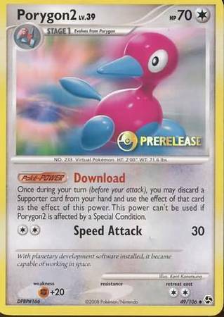 Porygon2 49/106 (Prerelease) - [Promos: DP Promos] Pokemon Single Pokémon