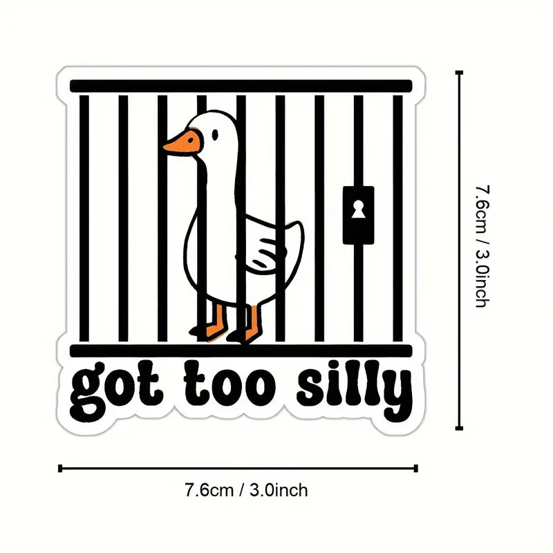 Got too Silly Sticker Stickers, Pins & Patches Taps Imports