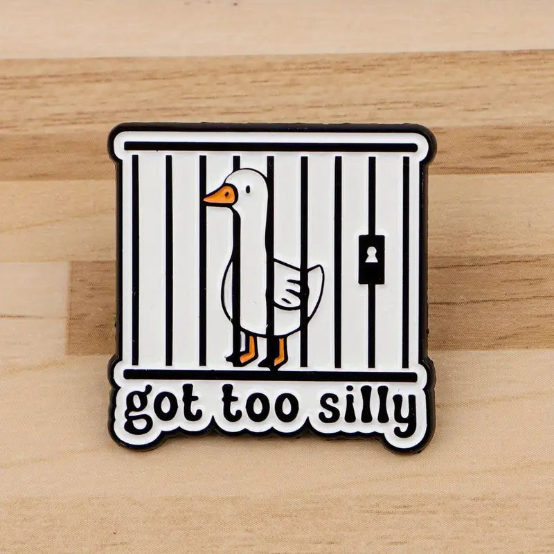 Got To Silly Goose Enamel Lapel Pin Stickers Taps Imports