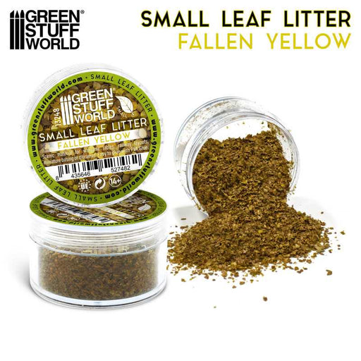 Green Stuff World: Small Leaf Litter - Fallen Yellow Model Tools & Glue Green Stuff World