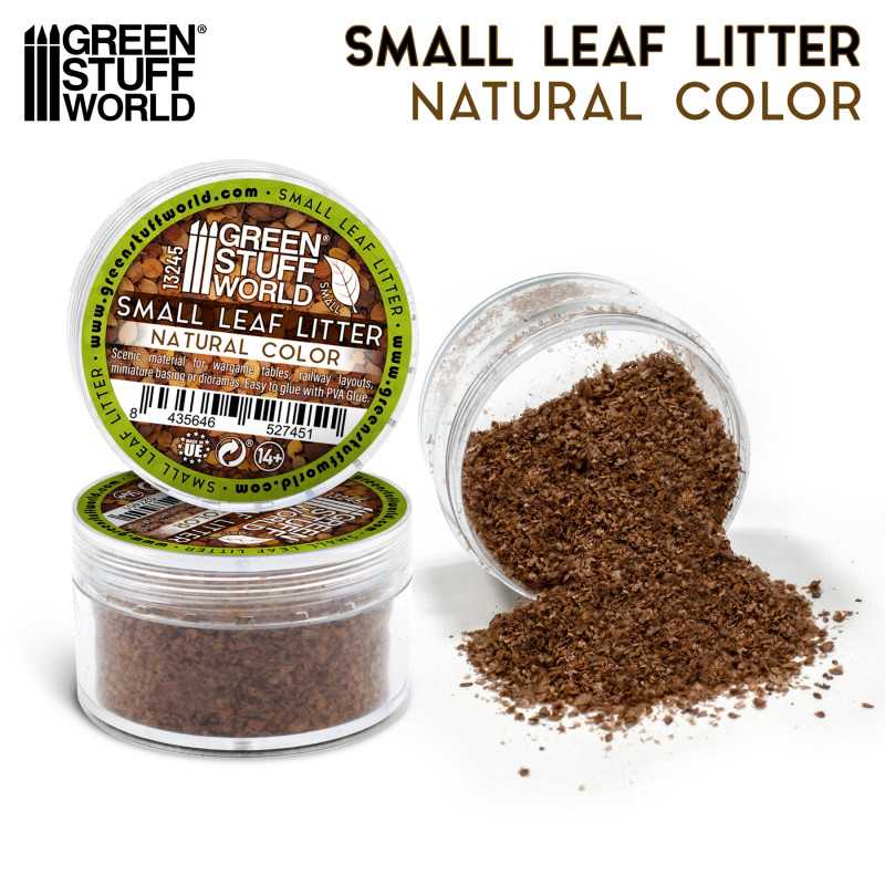 Green Stuff World: Small Leaf Litter - Natural Color Model Tools & Glue Green Stuff World