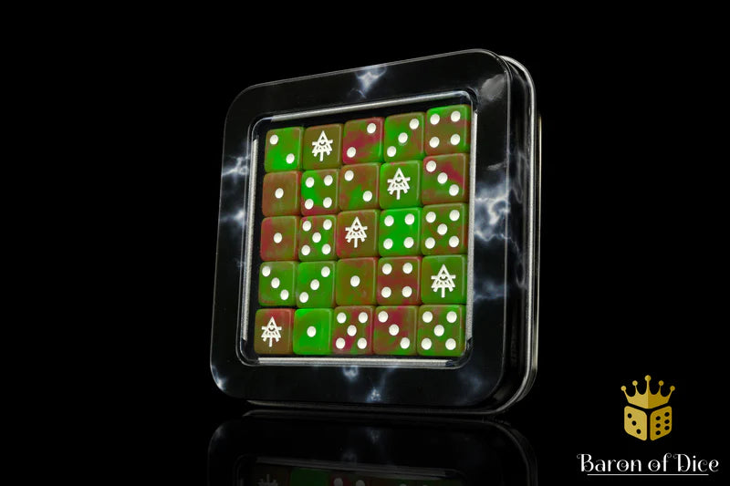 Baron of Dice: "Space Jesters" 25x12mm Square Corner Dice Dice & Gaming Accessories Baron of Dice
