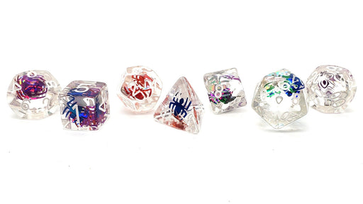 Seriously Good Dice: Animal Collection 7 Die Set "Bright Spiders" Dice & Gaming Accessories Taps Imports