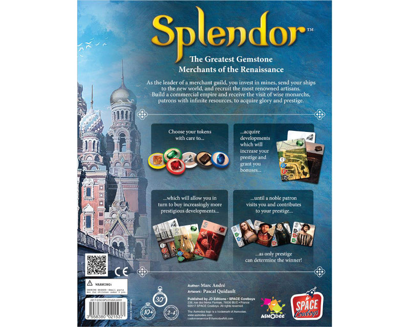Splendor Board Games Space Cowboys