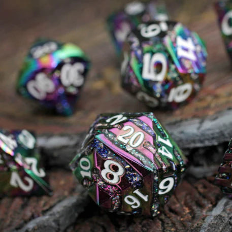 Forged Gaming: Metal 7-Die Set - "Stardust" Dice & Gaming Accessories Forged Gaming