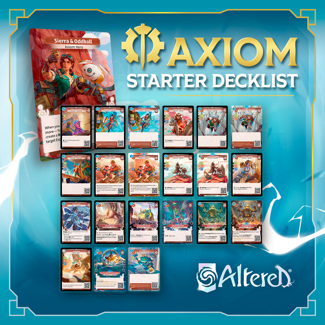 Altered TCG: Starter Deck - Axiom Altered TCG Sealed Equinox   
