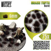 Green Stuff World: Grass Tufts - Burnt 6mm 75x Basing Materials Green Stuff World