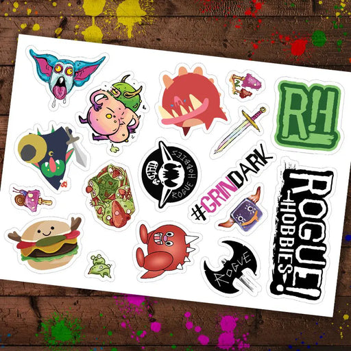 Rogue Hobbies: Rascaltown - Stickers Unpainted Miniatures Rogue Hobbies