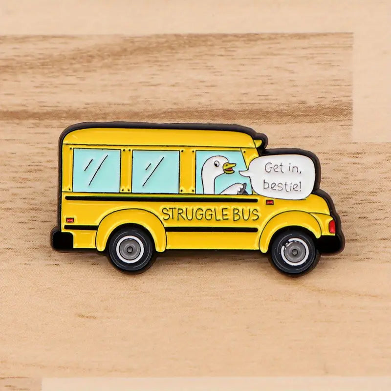 Enamel Pin - "Struggle Bus Get In" Misc Taps Imports