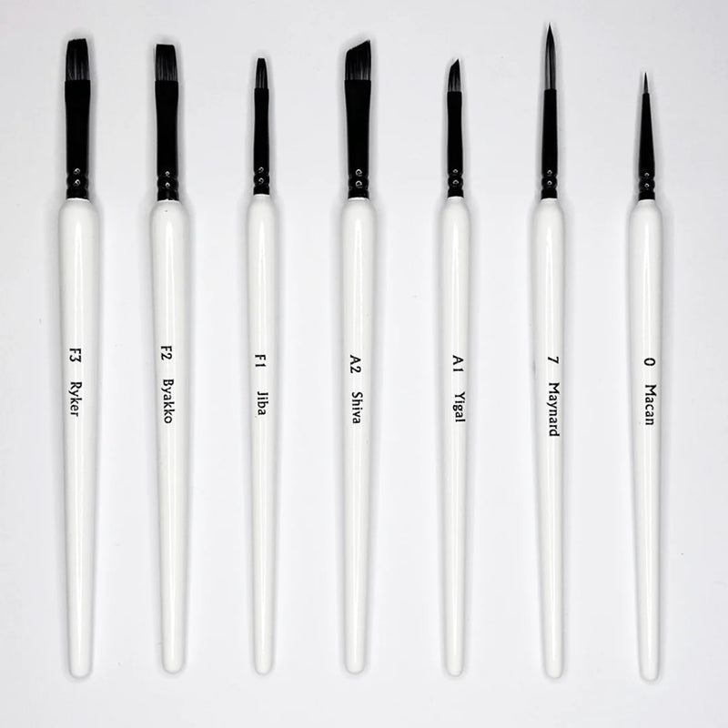 Chronicle RPG's: Techlon Tiger Drybrush Set Hobby Brushes Dirty Down