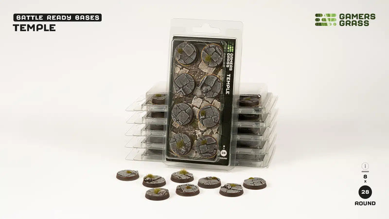 Gamer's Grass: Temple Bases 28mm Basing Materials Gamer's Grass