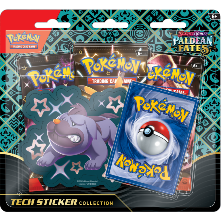 Pokémon Scarlet & Violet: Paldean Fates - Tech Sticker Collection (Maschiff) Pokemon Sealed Pokémon   