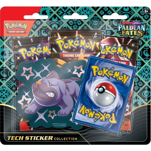 Pokémon Scarlet & Violet: Paldean Fates - Tech Sticker Collection (Maschiff) Pokemon Sealed Pokémon   