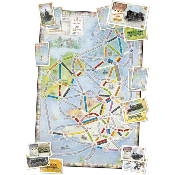 Ticket to Ride: Map Collection 5 - United Kingdom & Pennsylvania Board Games Days of Wonder
